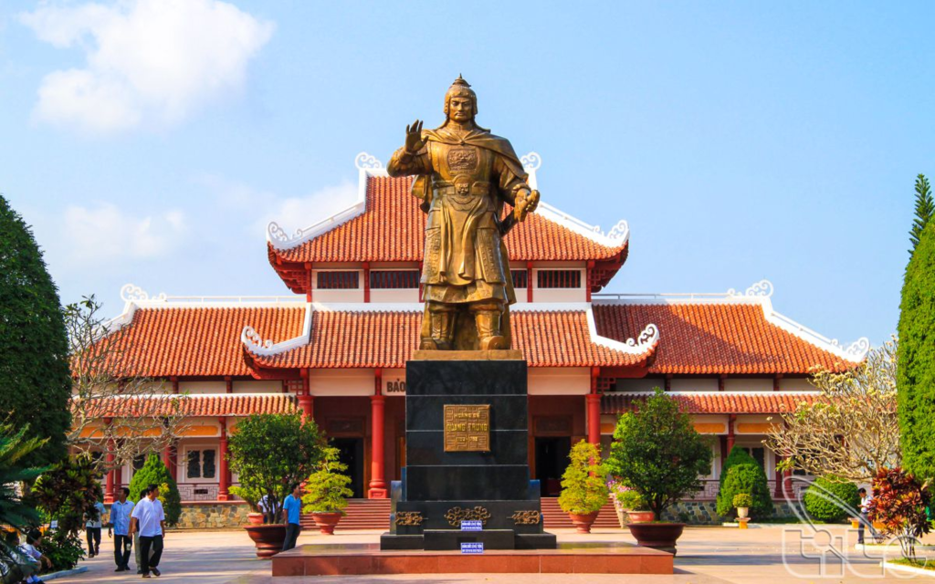 Quang Trung Museum exterior and historical displays