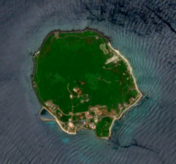 Aerial view of Con Co Island