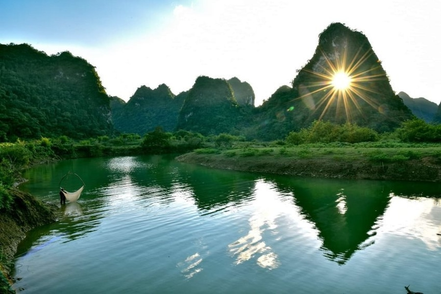 Angel Eye Mountain in Cao Bang Northern Vietnam