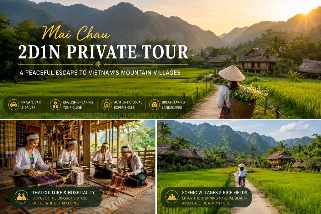 Mai Chau 2D1N Private Tour